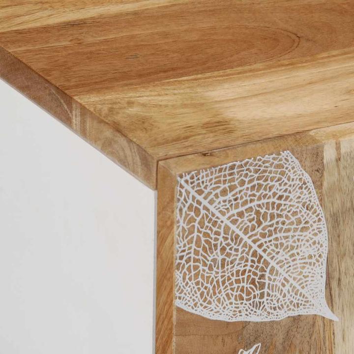 Actual product image VidaXL Vanity unit 62x33x58 cm solid mango wood (62 x 33 x 58 cm)