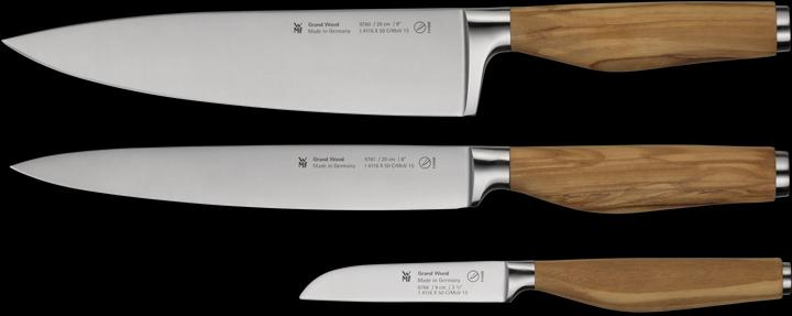 Actual product image WMF Grand Wood knife set, 3-piece (20 cm)