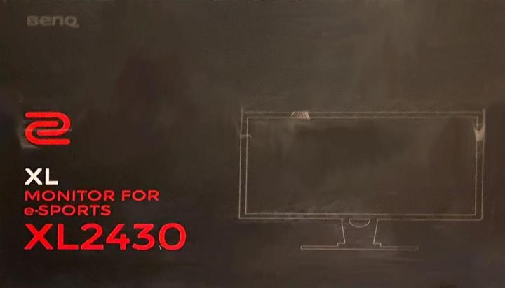 Actual product image BenQ Zowie Xl2430 (1920 x 1080 pixels, 24")