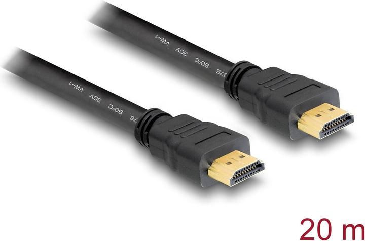 Image du produit Delock HDMI (Typ A) — HDMI (Typ A) (20 m, HDMI)