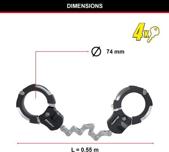 Produktbild Master Lock Street Cuff 8290 (7.60 cm)