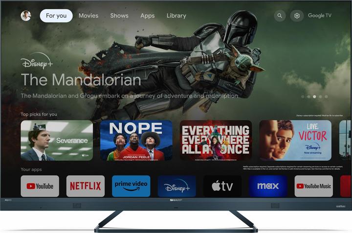 Produktbild Sharp 55FQ5EG (55", QLED, 4K, 2023)