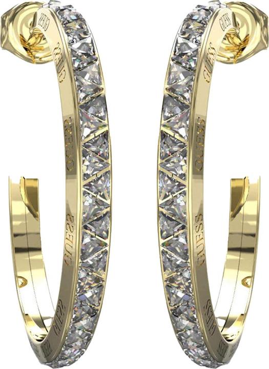 Actual product image Guess 38MM MULTI TRIANGLE HOOPS earrings (Stainless steel)