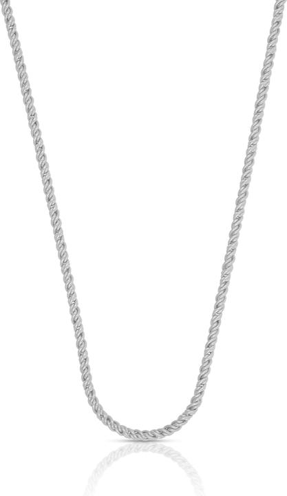 Muau Doppelanker (750/18K Weissgold, 55 cm)
