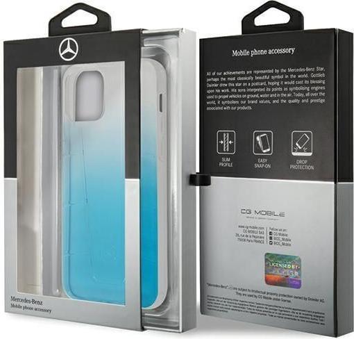 Immagine prodotto Mercedes MEHCP12LCLGBL Custodia rigida per iPhone 12 Pro Max 6,7" blu / blu, linea chiara (Apple iPhone 12 Pro Max)