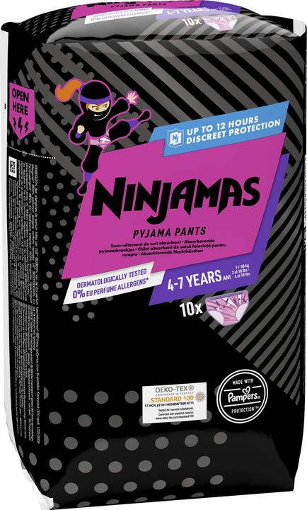 Produktbild Pampers Ninjamas (Gr. M, Tragepack, 10 Stück)