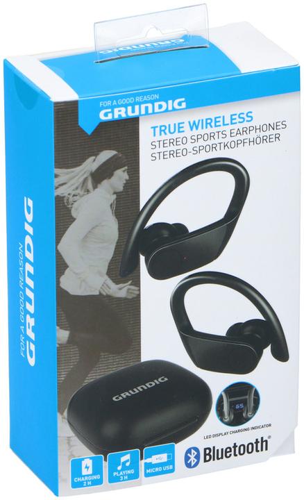 Actual product image Grundig Earbuds Sport TWS 300mAh BT (No noise cancelling, 2 h, Wireless)