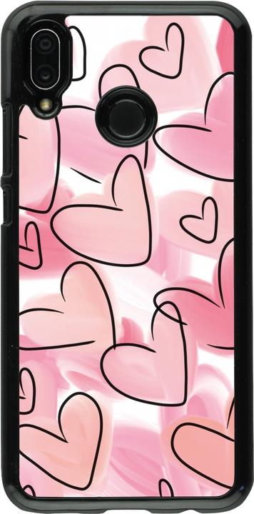 Actual product image PhoneLook Coque Easter 2023 pink hearts (Huawei P20 Lite)