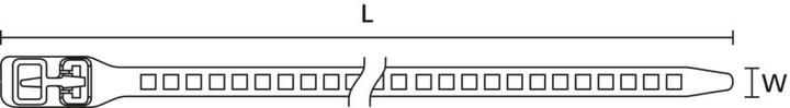 Produktbild HellermannTyton Kabelbinder (Kunststoffkabelbinder, 260 mm, 50 Stk.)