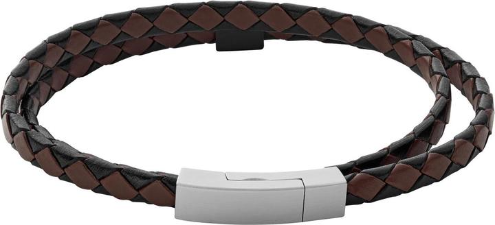 Actual product image Skagen Hulsten Bracelet (18.50 cm, Stainless steel, Leather)