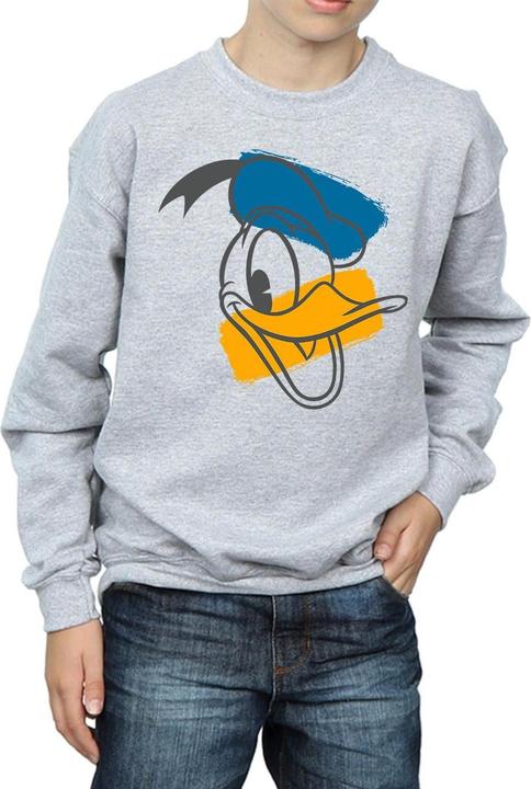 Actual product image Disney Boys Donald Duck Head Sweatshirt (140, 146)