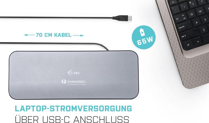 Actual product image i-tec Thunderbolt 3 Dual Dock (Thunderbolt, 2 Ports)