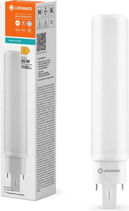 Immagine prodotto Ledvance Lampada compatta a LED (G24q-3, 10 W, 1100 lm, 1 x, E)
