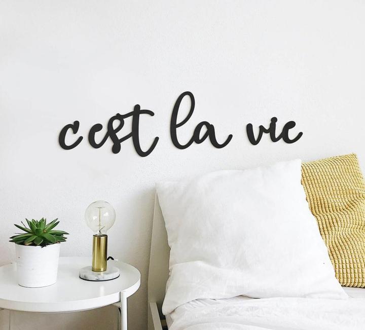 Produktbild Trenddeko C'est la vie (38 x 10 cm)