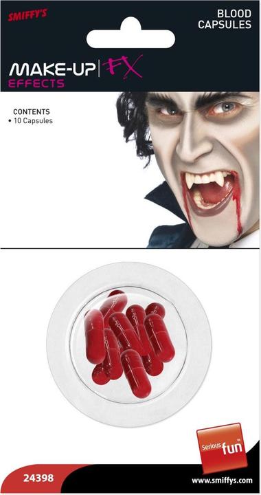 Actual product image Smiffys Fake Blood Capsules