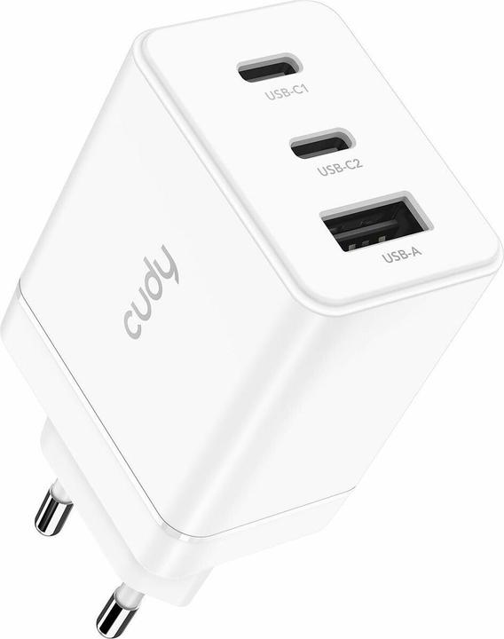 Cudy 3-Port 67W USB-C Charger with EU Plug (67 W)