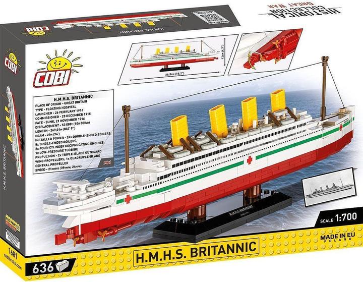 Image du produit Cobi HC H.M.H.S Britannic 636kl 1681