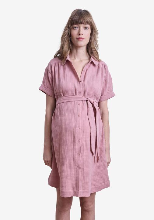 Actual product image Vertbaudet Short muslin blouse dress for pregnancy & nursing (46)
