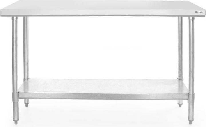Immagine prodotto Hendi Tavolo da lavoro in acciaio inox 1400x600x880 mm (140 cm, 60 cm)