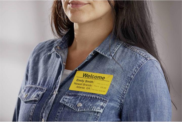 Actual product image Dymo LW shipping/name tag labels YELLOW, 220 labels