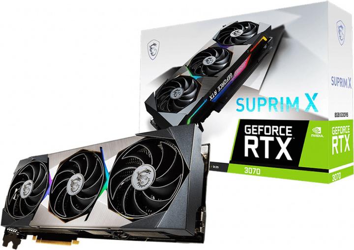 Actual product image MSI GeForce RTX 3070 SUPRIM X 8G (8 GB)