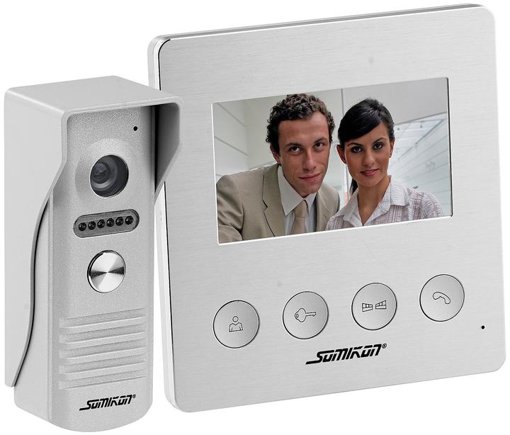Immagine prodotto Somikon Videocitofono con display a colori, luce LED e funzione di apertura della porta