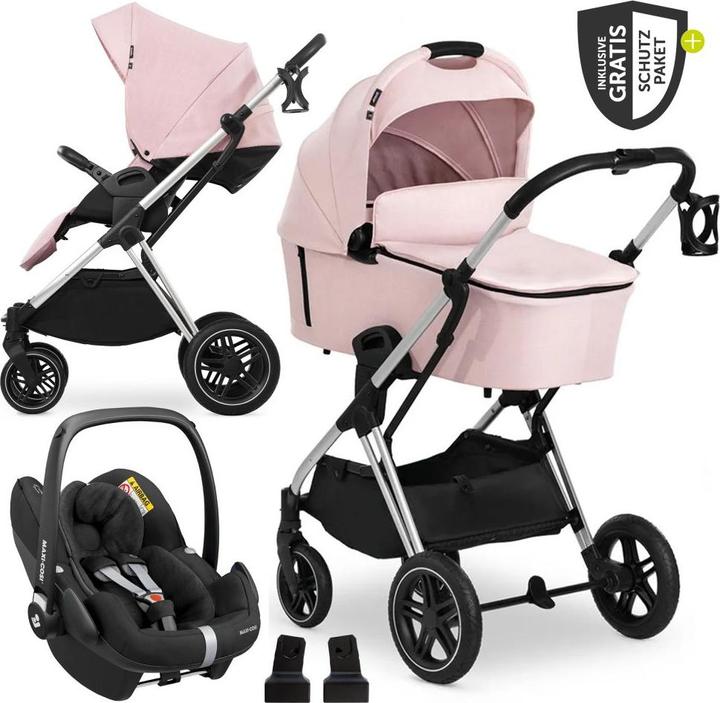 Produktbild Hauck 3in1 Kinderwagen-Set Vision X Trio Set Silver