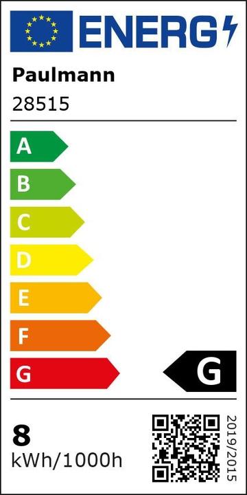 Energie-Label Paulmann Ar111 (G53, 8 W, 500 lm, 1 x, G)