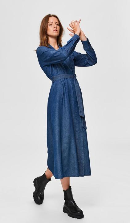 Image du produit Selected Femme Robe midi en denim (34)