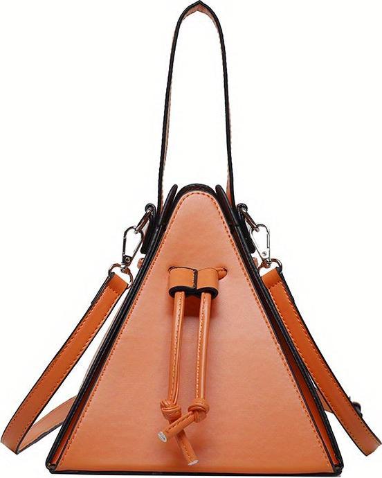 Only-Bags.Store Mini Drawstring Bag, Solid Color Crossbody Bag, Kunstleder Clutch Purse