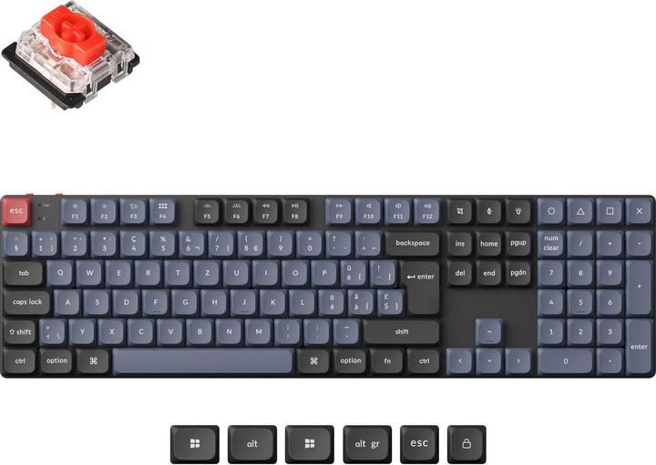Immagine prodotto Keychron K5 Pro (CH, Cablato, Senza fili)