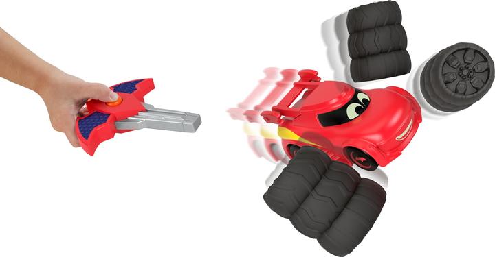 Actual product image Fisher-Price Batwheels Key Car Racer Redbird