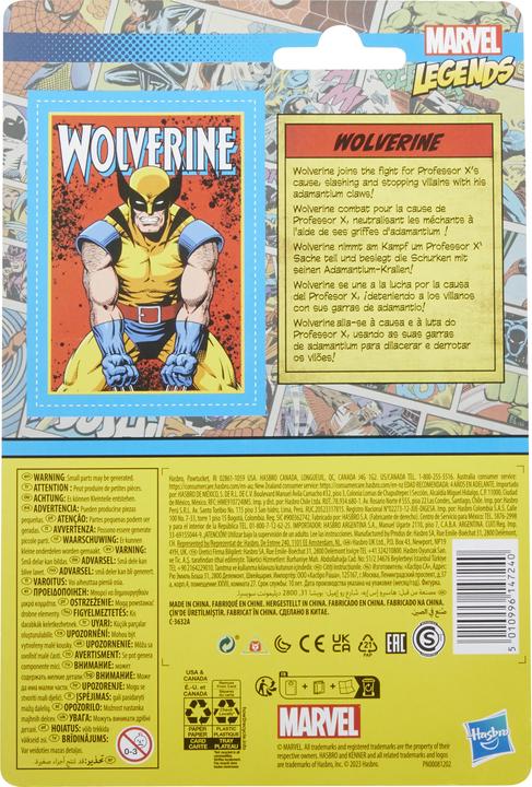 Produktbild Hasbro Marvel Legends Retro Collection figurine Wolverine 10 cm