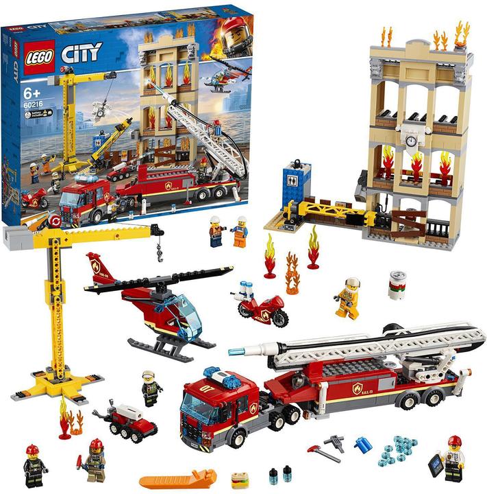 Actual product image LEGO Downtown Fire Brigade (60216, LEGO City)