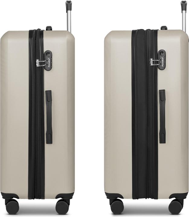 Immagine prodotto Check.In Paradise 2.0 4 Rollen Trolley L 78 cm mit Dehnfalte (110 l, XL (da 115l))