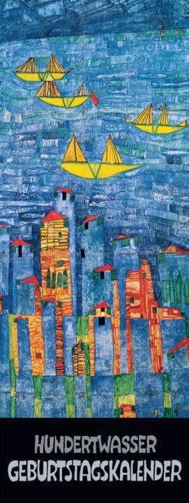 Produktbild Hundertwasser Geburtstagskalender (Hoch, Kein Einband, Deutsch)