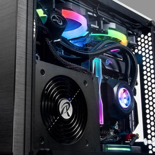 Actual product image Raijintek Iris 12 Rainbow A-RGB LED fan, set of 3 incl. controller (120 mm, 3 x)