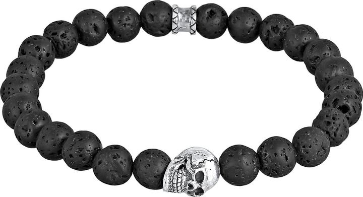 Produktbild Kuzzoi Perle, Totenkopf (21 cm, Lava, 925er Sterling Silber, Plastik)