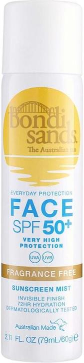 Bondi Sands SPF 50+ Fragrance Free Face Mist 79 ml (Sonnencreme Gesicht, SPF 50, 79 ml)