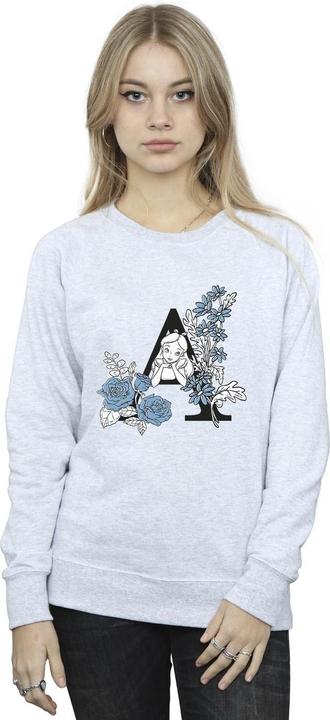 Image du produit Disney Sweatshirt Womens/Ladies Alice In Wonderland Letter A (S)