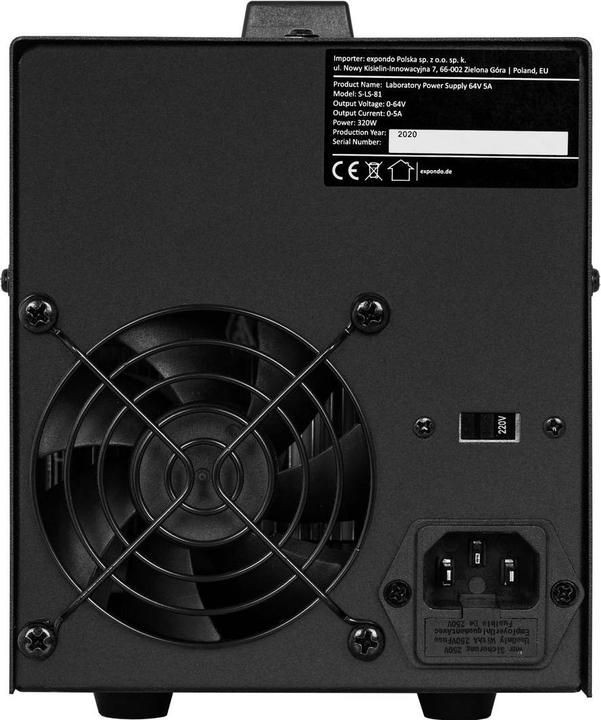Produktbild Stamos Labornetzgerät regelbar Labornetzteil Netzgerät Netzteil Trafo 64 V 5 A DC