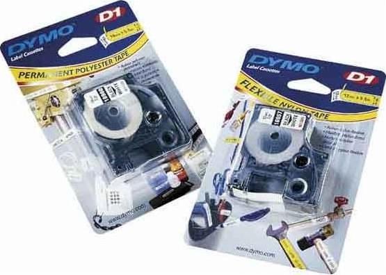 Actual product image Dymo D1 (1.20 cm, White)