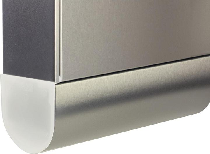 Actual product image Renz Burg-Wächter side cover for newspaper compartment (post box) U-shaped KST transparent