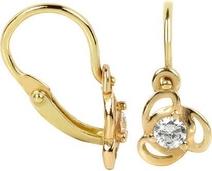 Immagine prodotto Brilio Orecchini per bambini in oro con cristallo trasparente 236001 00950