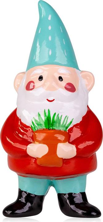 Image du produit Accentra Set de bain GNOME & CO. en pochette organza, avec 100ml de gel douche, nain de jardin en céramique (Set soin du corps)