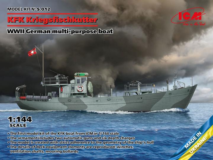 Produktbild ICM KFK Kriegsfischkutter, WWII German multi-purpose boat (100% new molds)