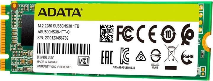 Produktbild Adata Ultimate SU650 (1000 GB, M.2 2280)