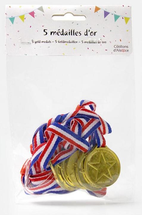 Image du produit Médailles d'Or (5pcs)