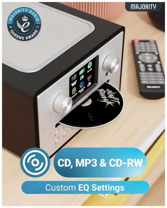 Produktbild Majority UKW-Radio & CD Player (FM, DAB+, Bluetooth, WLAN)