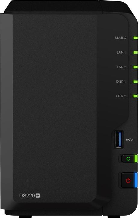 Actual product image Synology DS220+ (2 x 2 TB, WD Purple)